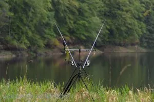Rod-pod Technipêche au barrage de Fades-Besserve